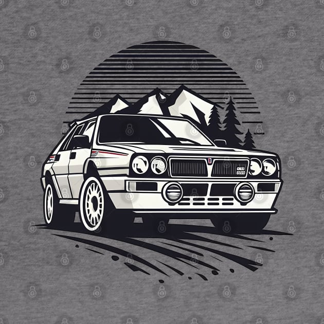 Lancia Delta Integrale Rally Car by TaevasDesign